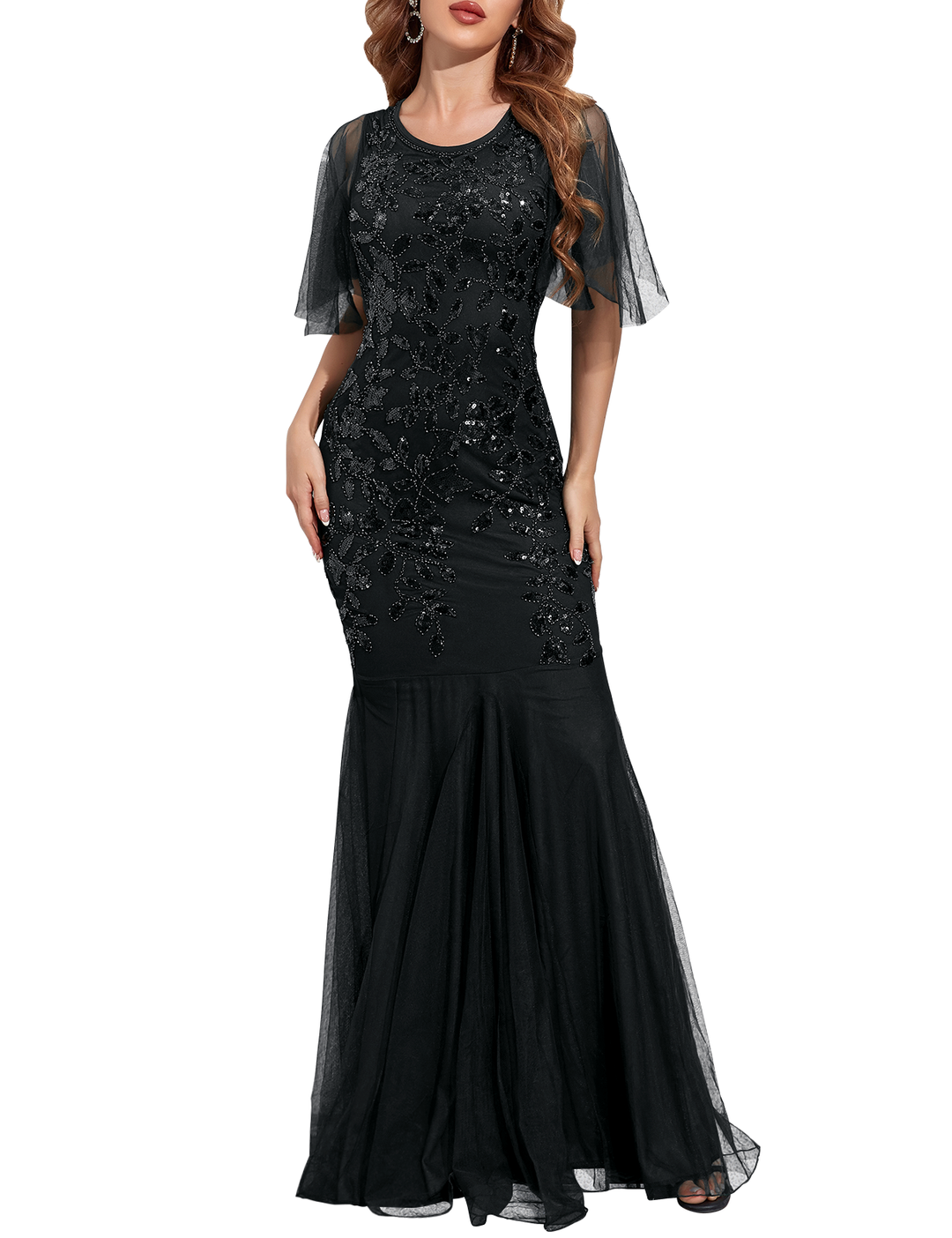 prettyguide sequin dress PrettyGuide Women's 1920s Flapper Dress Glam Sequin Inspired Beaded Co