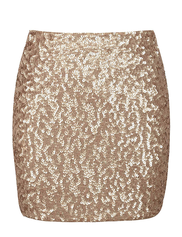 PrettyGuide Women's Sequin Skirt Night Out