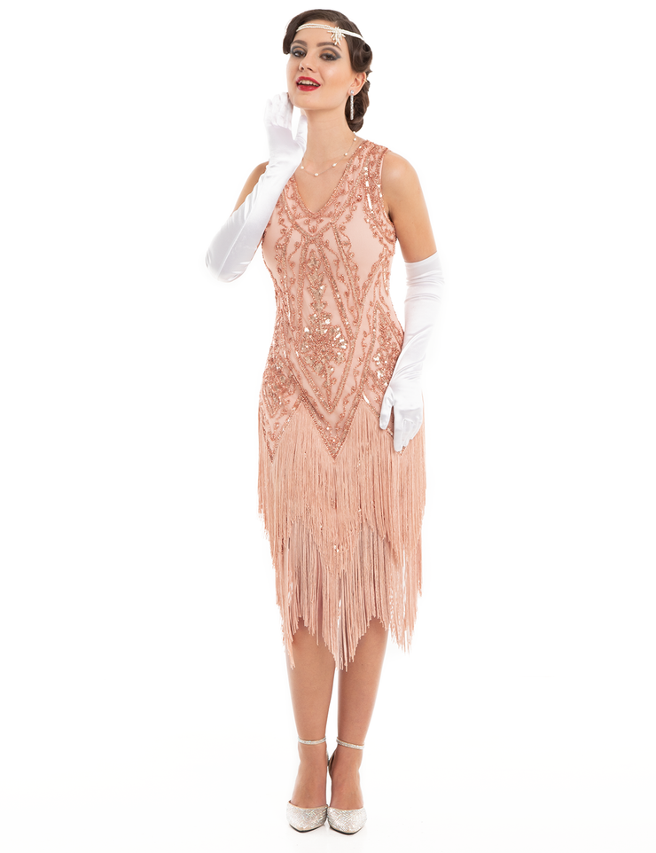 PrettyGuide Women's Sleeveless Roaring 20s Dress