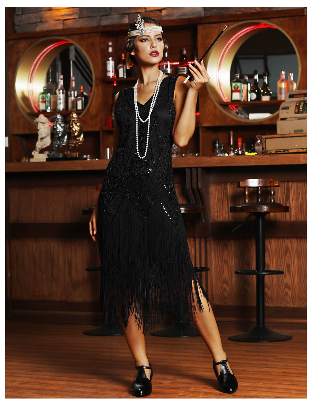 PrettyGuide Women's Sleeveless Roaring 20s Dress PrettyGuide Women's Sleeveless Roaring 20s Dress