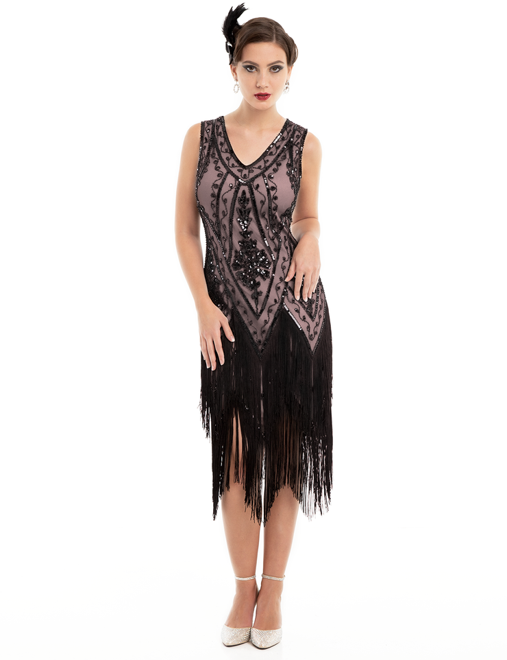 PrettyGuide Women's Sleeveless Roaring 20s Dress