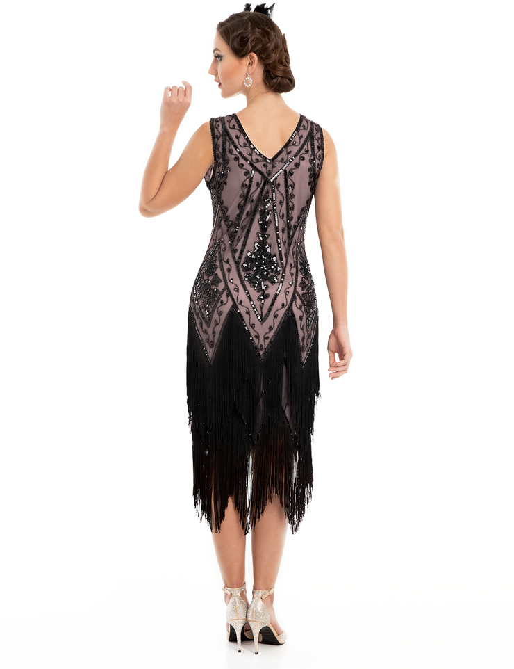 PrettyGuide Women's Sleeveless Roaring 20s Dress