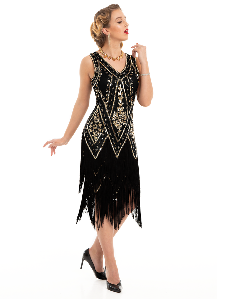 PrettyGuide Women's Sleeveless Roaring 20s Dress