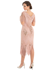 PrettyGuide Women Great Gatsby Dress Short Sleeve