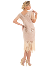 PrettyGuide Women Great Gatsby Dress Short Sleeve