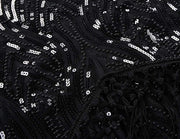 PrettyGuide Women's Flapper Dress Weaving Fringed Sequined 1920s Inspired Cocktail Dress