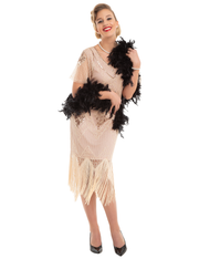 PrettyGuide Women Great Gatsby Dress Short Sleeve
