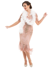 PrettyGuide Women Great Gatsby Dress Short Sleeve