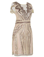 PrettyGuide Women Flapper Dress Sequin Inspired Cocktail Gatsby Dress