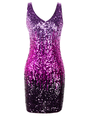 Women's Sequin Bodycon Glitter Party Dress