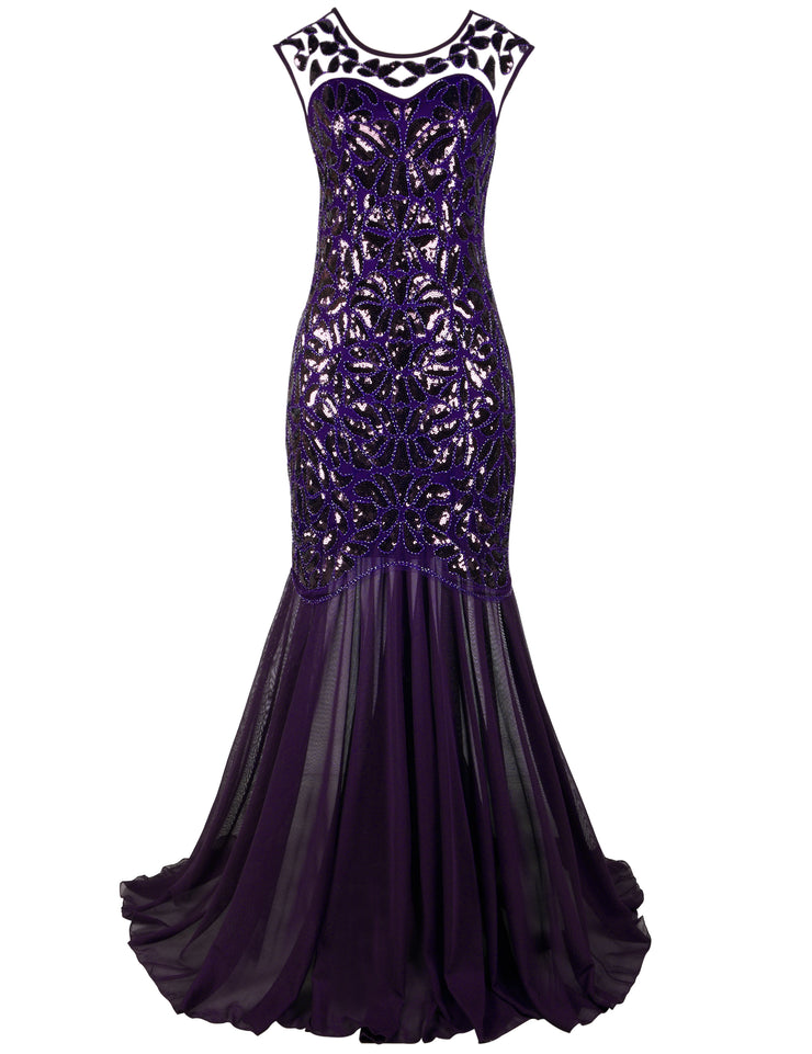 PrettyGuide Women 's 1920s Formal Evening Prom Dress