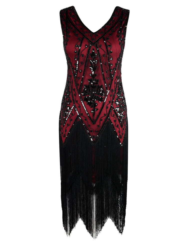 PrettyGuide Women's Sleeveless Roaring 20s Dress