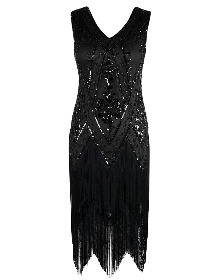 PrettyGuide Women's Sleeveless Roaring 20s Dress