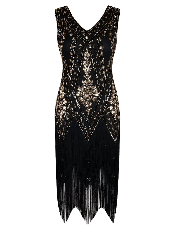 PrettyGuide Women's Sleeveless Roaring 20s Dress