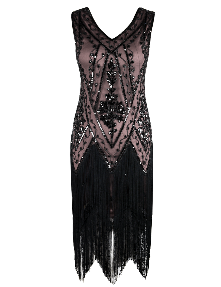 PrettyGuide Women's Sleeveless Roaring 20s Dress