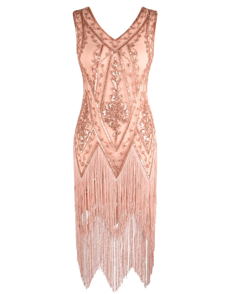 PrettyGuide Women's Sleeveless Roaring 20s Dress