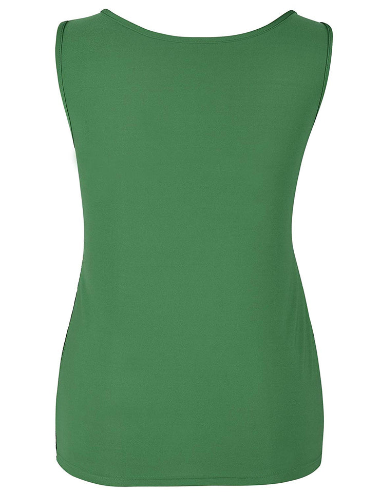 PrettyGuide Women's Sequin Top Slim Stretchy Sparkle Tank Top Party Top