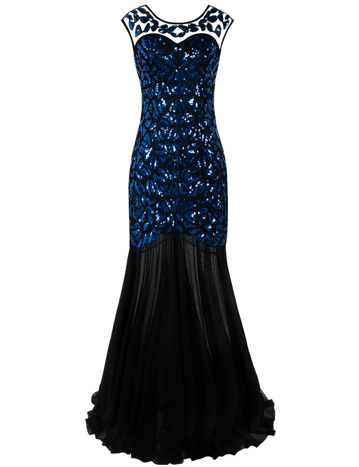 Women's Gatsby Flapper Evening Prom Dress-PrettyGuide Women's Gatsby Flapper Evening Prom Dress-PrettyGuide
