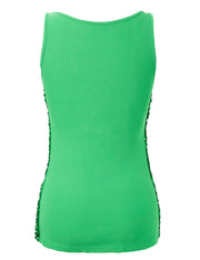 Women's Shimmer Glam Sequin Tank Top