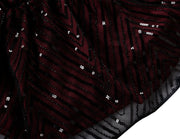Women's Sequin Beaded Blouse Evening Dressy Tops