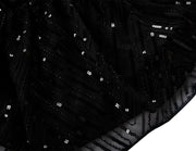 Women's Sequin Beaded Blouse Evening Dressy Tops