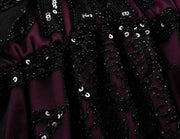 PrettyGuide Women's 1920s Flapper Dress Sequin Beaded Deco Angle Sleeve Maxi Formal Evening Dress