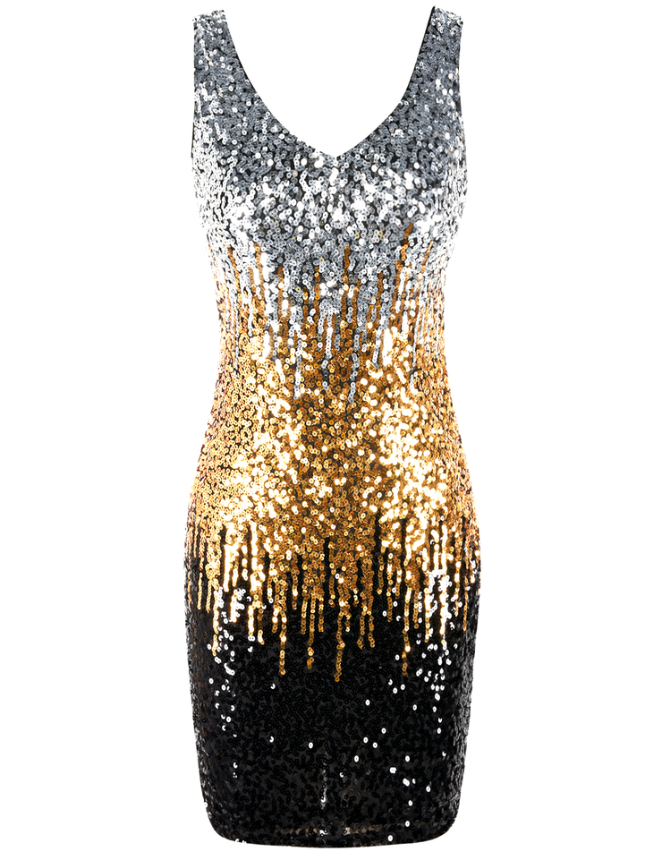 Women's Sequin Bodycon Glitter Party Dress