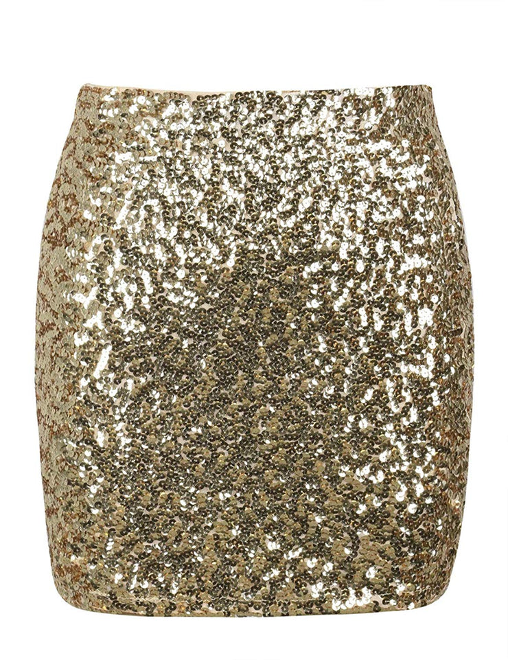 PrettyGuide Women's Sequin Skirt Night Out
