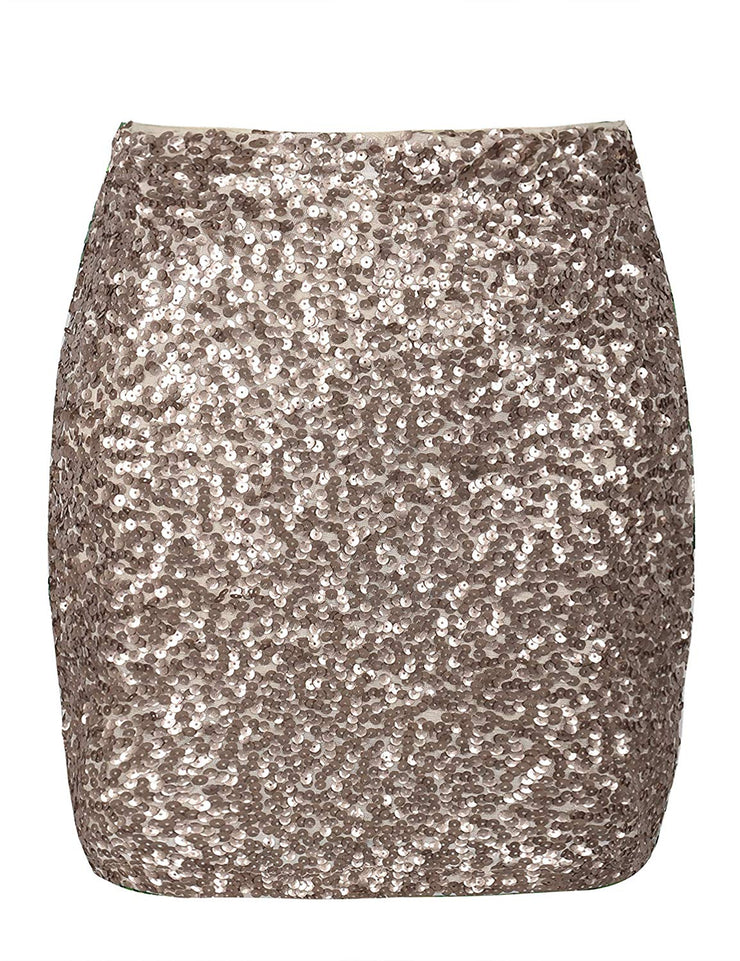 PrettyGuide Women's Sequin Skirt Night Out